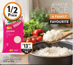 Foodworks SunRice Jasmine White Rice offer