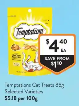 Foodworks Temptations Cat Treats offer