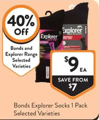Foodworks Bonds Explorer Socks offer