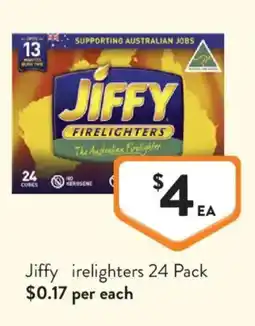 Foodworks Jiffy Firelighters offer