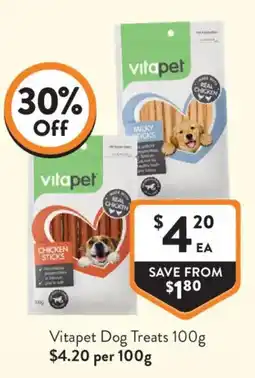 Foodworks Vitapet Dog Treats offer