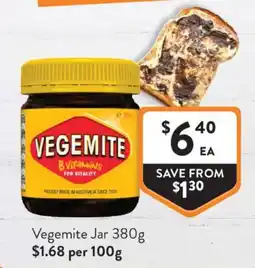 Foodworks Vegemite Jar offer