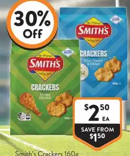 Foodworks Smith's Crackers offer