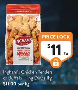 Foodworks Ingham's Chicken Tenders offer