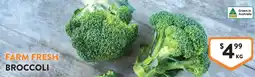 Foodworks Farm Fresh Broccoli offer