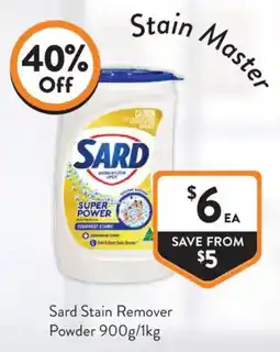 Foodworks Sard Stain Remover Powder offer