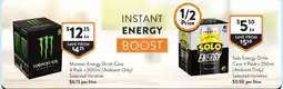 Foodworks Monster Energy Drink Cans offer