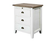 LivingStyles Cotswolds Reclaimed Timber Bedside Table offer