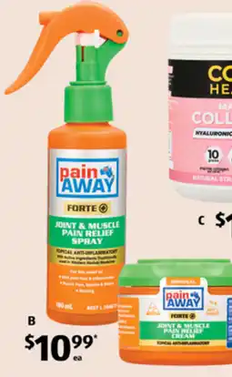 ALDI Pain Away Spray or Cream offer