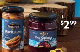 ALDI Oktoberfest Bockwurst offer