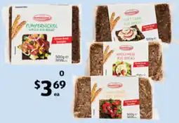 ALDI Moddersbren Pumpernickel Whole Rye Bread offer