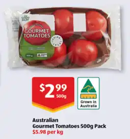 ALDI Australian Gourmet Tomatoes offer