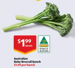 ALDI Australian Baby Broccoli bunch offer