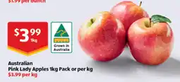 ALDI Australian Pink Lady Apples offer