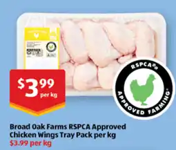 ALDI Broad Oak Farms RSPCA Approved Chicken Wings Tray Pack offer