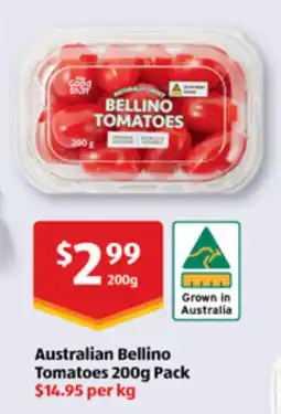 ALDI Australian Bellino Tomatoes offer