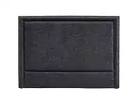 LivingStyles Carnegie Fabric Bed Headboard, Queen, Basalt offer