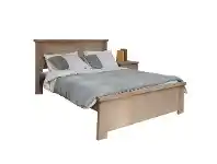 LivingStyles Tiverton Mountain Ash Timber Bed, King offer