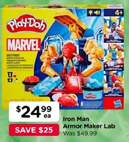 Toyworld Play-Doh Marvel Iron Man Armor Maker Lab offer