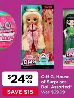 Toyworld O.M.G. House of Surprises Doll Assorted offer