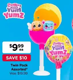 Toyworld CooKeez Yum Yumz Twin Pack Assorted offer