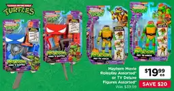Toyworld Mayhem Movie Roleplay Assorted or TV Deluxe Figures Assorte offer