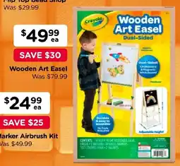 Toyworld Crayola Wooden Art Easel offer