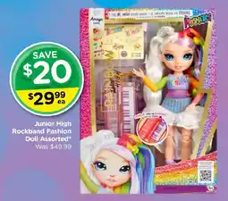 Toyworld Amaya's Junior High Rockband Fashion Doll Assorted offer