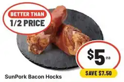 IGA SunPork Bacon Hocks offer