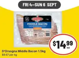 IGA D'Orsogna Middle Bacon offer