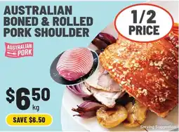 IGA Australian boned & rolled pork shoulder offer