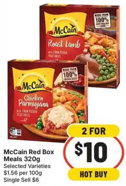 IGA McCain Red Box Meals offer