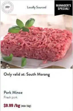 Tasman Butchers Pork Mince offer