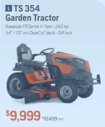 Kawasaki TS 354 Garden Tractor