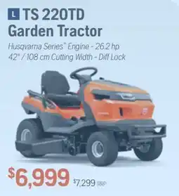 Husqvarna Husqvarna TS 220TD Garden Tractor offer