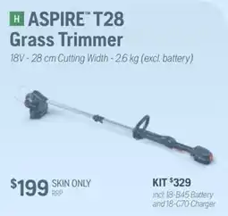 Husqvarna Aspire T28 Grass Trimmer offer