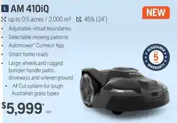Husqvarna Husqvarna AM 410iQ offer