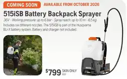 Husqvarna Husqvarna 515iSB Battery Backpack Sprayer offer