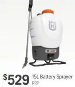 Husqvarna 15L Battery Sprayer offer