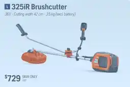 Husqvarna 325iR Brushcutter offer