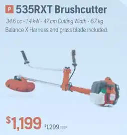 Husqvarna 535RXT Brushcutter offer