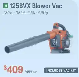 Husqvarna 125BVX Blower Vac offer
