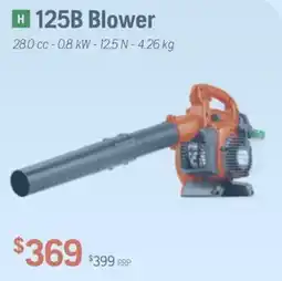 Husqvarna H 125B Blower offer