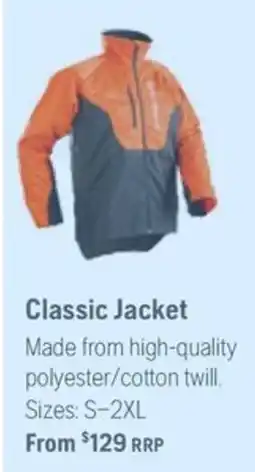 Husqvarna Classic Jacket offer