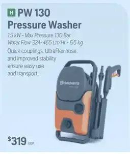 Husqvarna Husqvarna PW 130 Pressure Washer offer
