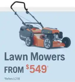 Husqvarna Lawn Mowers offer