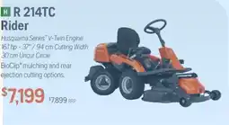 Husqvarna Husqvarna R 214TC Rider offer