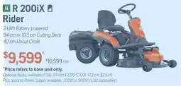 Husqvarna Husqvarna R 200iX Rider offer