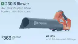 Husqvarna Husqvarna 230iB Blower offer