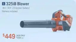 Husqvarna Bosch 325iB Blower offer
